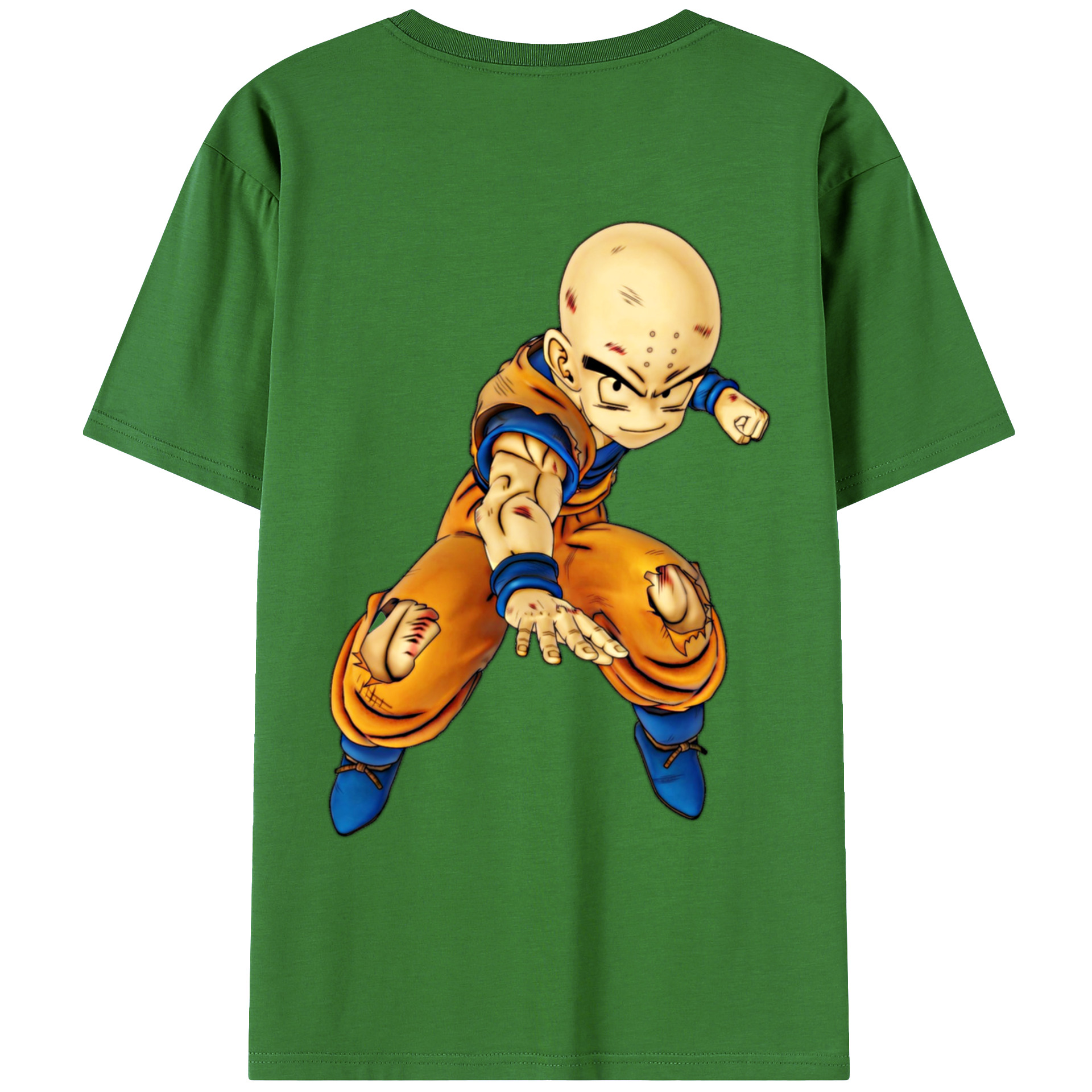 （画像用） ドラゴンボール クリリン DRAGON BALL krillin レディース半袖Tシャツ(バックプリント)